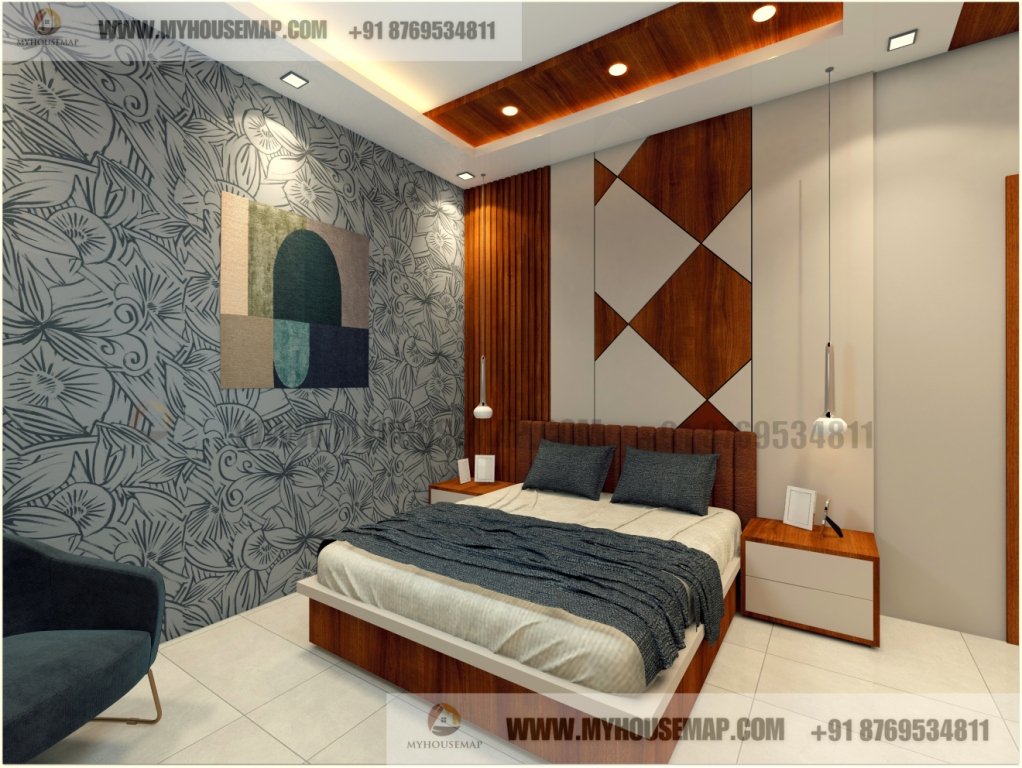 Modern style bedroom