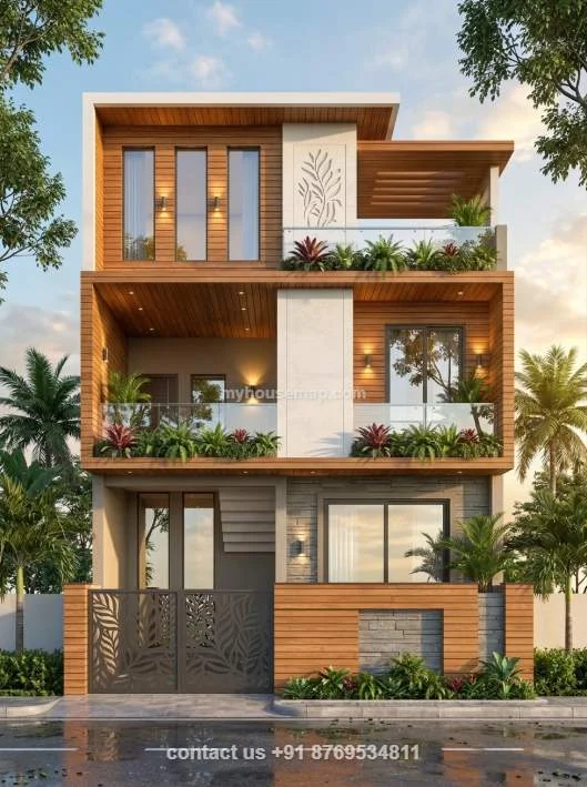 2 Floor Building Elevation Design