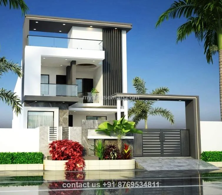 2 Floor House Front Design