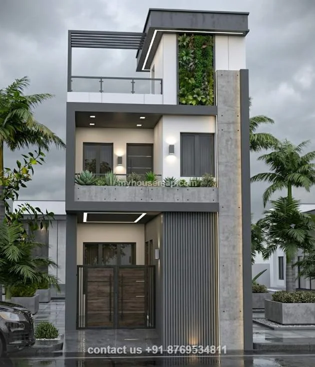 2 Storey Building Front Elevation