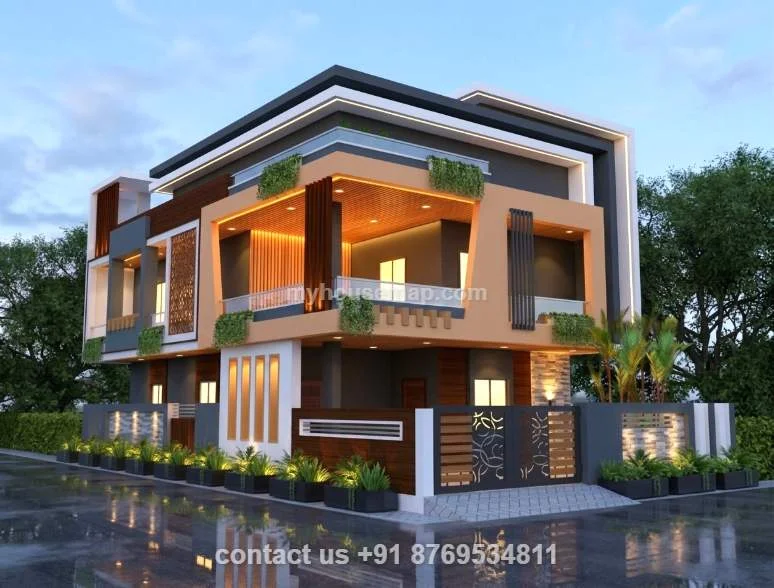 2 Storey House Front Elevation