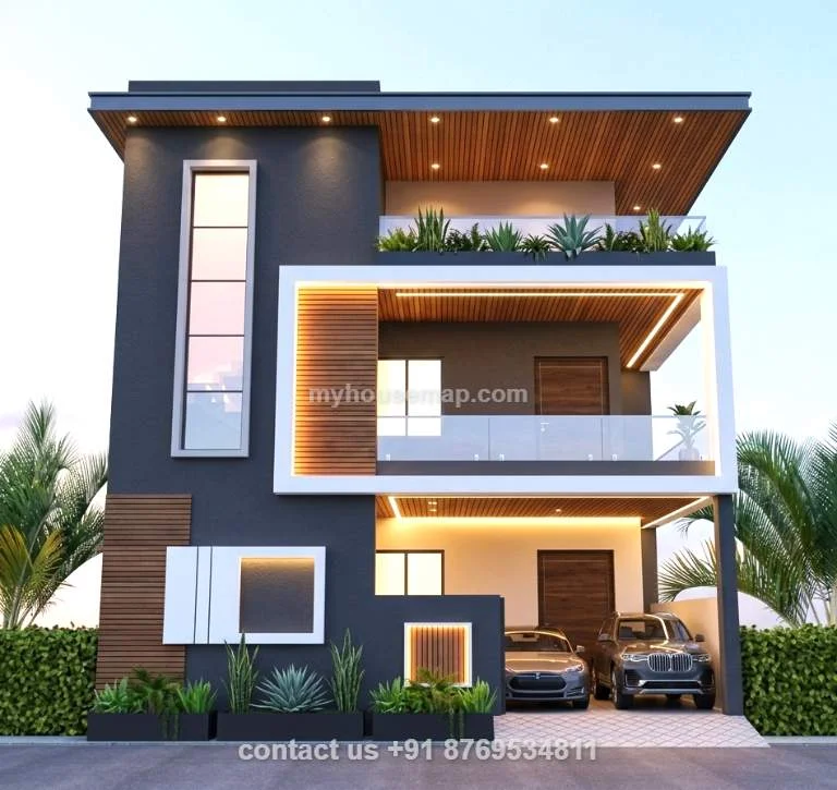 3 Floor Building Elevation Design