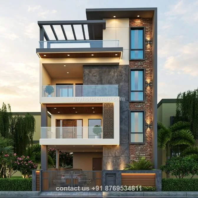 3 Floor Home Elevation Design