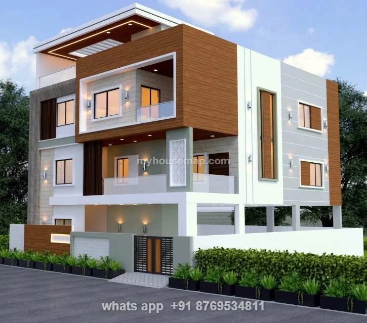 3 Floor House Design