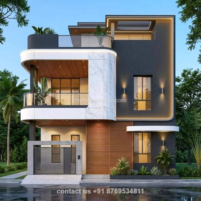 3d Elevation Design For House