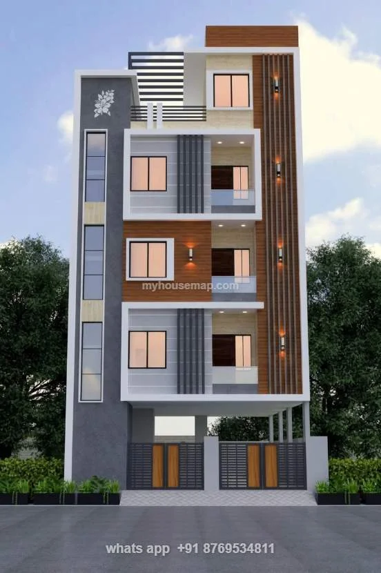 4 Floor Elevation Design