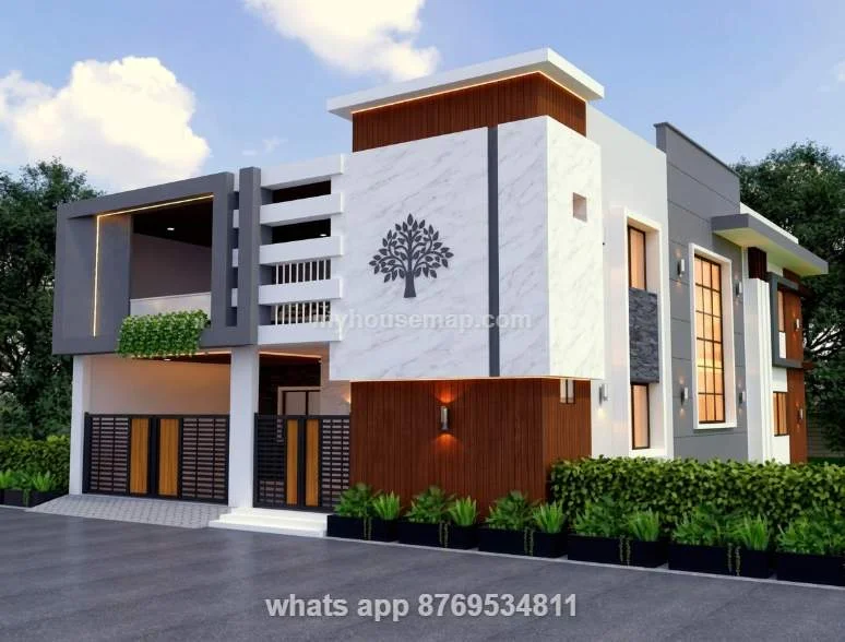 Duplex Home Elevation Design