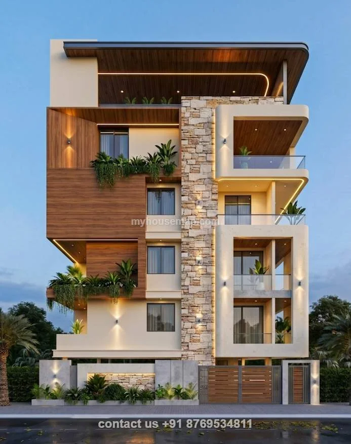 Apartment  Building 3d Design