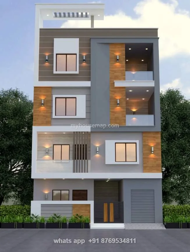 G+3 Elevation Design