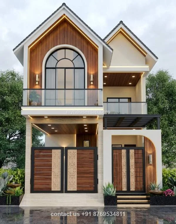 House Front  Design Hut Shape
