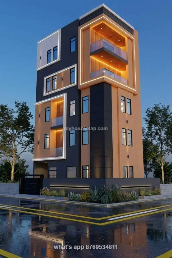 Modern Apartment Elevation Design