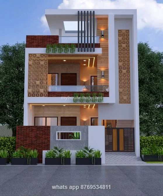 Modern Duplex Home Design