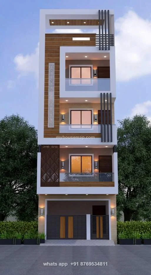New Home Design For G+3 Building