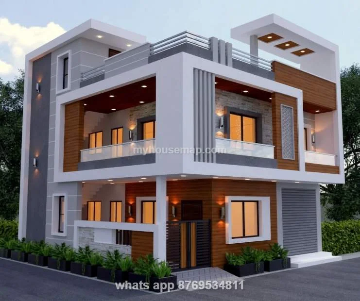 Simple Modern House Design With G+1