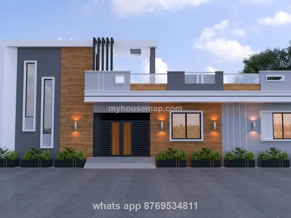 Single Floor House Design