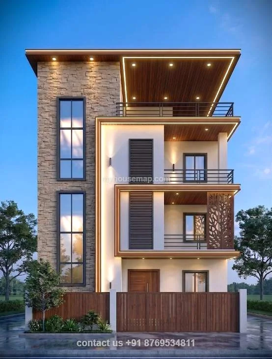 Staircase Design Front Elevation