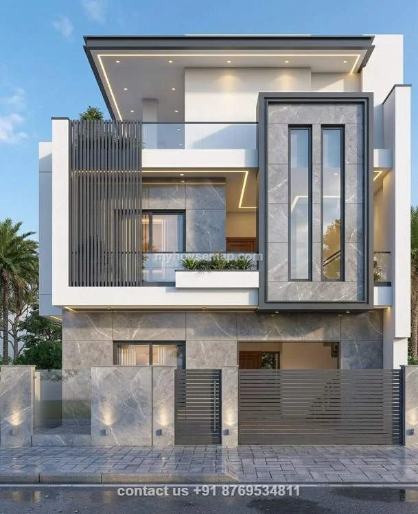 Three Floor Building Elevation